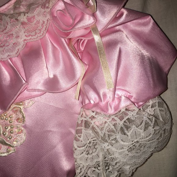 STEPHANIE B BRINGS YOU AMAZING PINK LIKE SATIN NEW - Picture 3 of 14